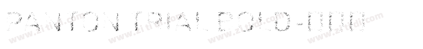 Panton Trial Bold字体转换